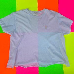 White Flamingo Brandy Melville T-shirt